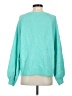 Vince Camuto Solid Teal Pullover Sweater Size S - photo 2