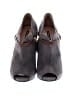 Giorgio Armani 100% Leather Gray Heels Size 9 1/2 - photo 2
