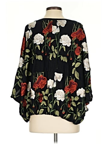Akemi + Kin 3/4 Sleeve Blouse (view 2)