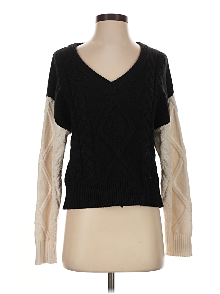 Pre-owned Lna Pullover Sweater In Black