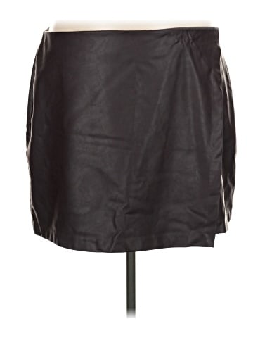 Old Navy Faux Leather Skirt (view 1)