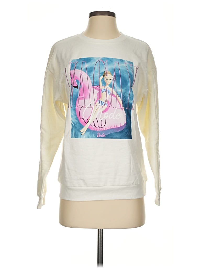 Pre-owned Barbie Sweatshirt In White