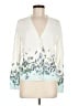 Talbots Floral Ivory Cardigan Size M - photo 1