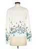 Talbots Floral Ivory Cardigan Size M - photo 2