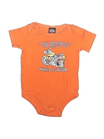 Harley Davidson Short Sleeve Onesie (view 1)