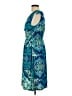 Raya Sun Paisley Teal Cocktail Dress Size L - photo 5
