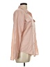 Apt. 9 100% Polyester Color Block Tan Long Sleeve Blouse Size L - photo 4