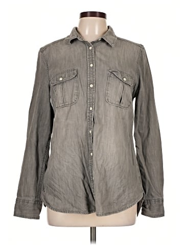 Merona Long Sleeve Button-Down Shirt (view 1)
