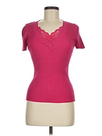 August Silk Short Sleeve Top (view 1)