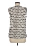 Talbots Ivory Sleeveless Button-Down Shirt Size M - photo 2