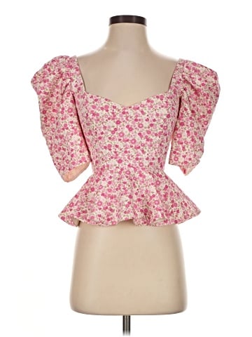 Amanda Uprichard Short Sleeve Blouse (view 1)