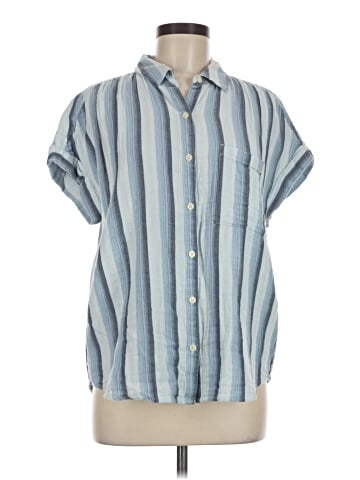 Style&Co Short Sleeve Button-Down Shirt (view 1)