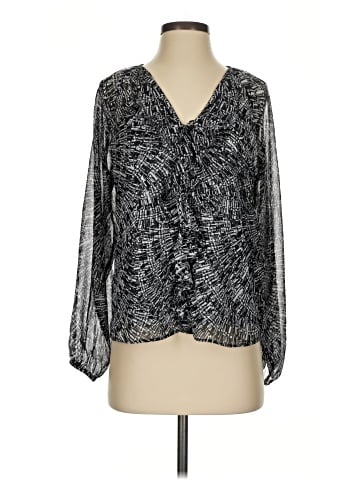 White House Black Market Long Sleeve Blouse (view 1)