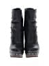 Ugg 100% Leather Black Ankle Boots Size 8 - photo 2