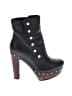 Ugg 100% Leather Black Ankle Boots Size 8 - photo 1