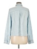Caslon 100% Lyocell Blue Long Sleeve Button-Down Shirt Size M - photo 2