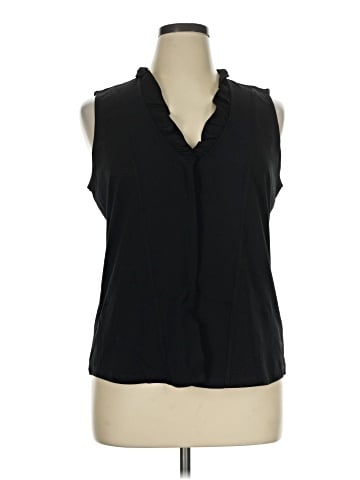 Nic + Zoe Sleeveless Button-Down Shirt (view 1)
