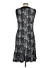 Perceptions Chevron-herringbone Silver Cocktail Dress Size M - photo 2