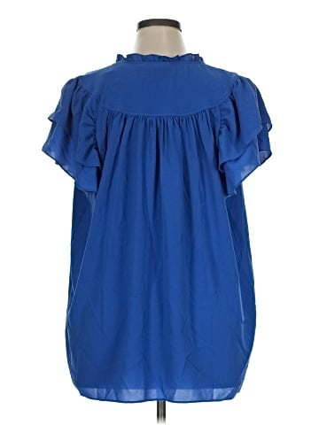 Rose + Olive Short Sleeve Blouse (view 2)