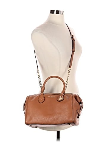 MICHAEL Michael Kors Leather Satchel (view 2)