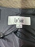 Le Suit 100% Polyester Chevron-herringbone Gray Blazer Size 8 - photo 6