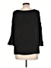 Mossimo 100% Polyester Black 3/4 Sleeve Top Size L - photo 2