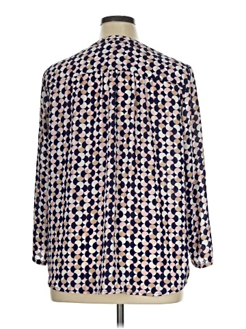 AK Anne Klein 3/4 Sleeve Blouse (view 2)