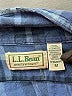 L.L.Bean 100% Cotton Plaid Blue Long Sleeve Button-Down Shirt Size M - photo 7