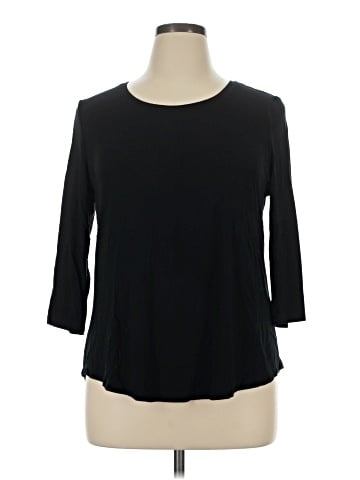 JM Collection 3/4 Sleeve T-Shirt (view 1)