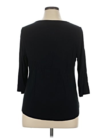 JM Collection 3/4 Sleeve T-Shirt (view 2)