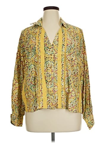 Pilcro 3/4 Sleeve Blouse (view 1)