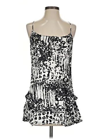 Armani Exchange Sleeveless Silk Top (view 1)