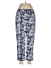 Talbots Floral Blue Casual Pants Size 6 - photo 1
