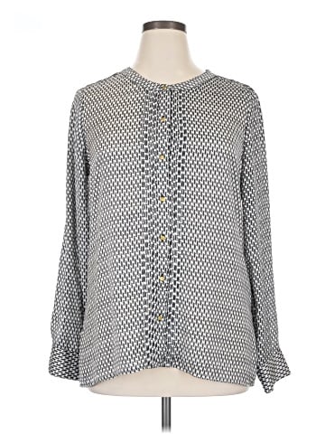 Ann Taylor Factory Long Sleeve Blouse (view 1)