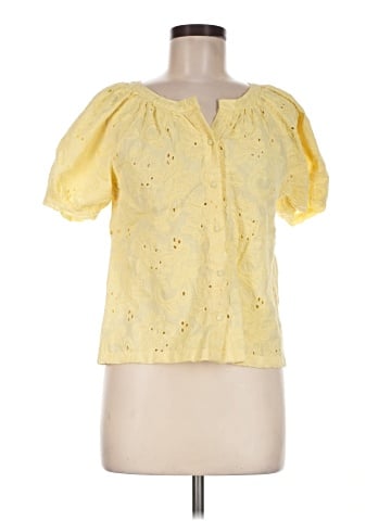 Calypso St. Barth Short Sleeve Blouse (view 1)
