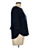 Green Envelope Blue 3/4 Sleeve Blouse Size L - photo 4