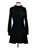 Maje 100% Polyester Solid Black Casual Dress Size Med (2) - photo 1