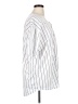 Unbranded Stripes White Short Sleeve Blouse Size XL - photo 4