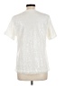 Unbranded 100% Polyester Ivory Short Sleeve Top Size L - photo 2