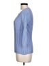 August Silk Blue 3/4 Sleeve Top Size L - photo 5