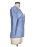 August Silk Blue 3/4 Sleeve Top Size L - photo 4