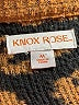Knox Rose 100% Recycled Polyester Animal Print Brown Pullover Sweater Size M - photo 7