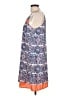 THML 100% Polyester Paisley Blue Casual Dress Size L - photo 5