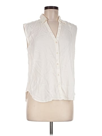 L.L.Bean Sleeveless Button-Down Shirt (view 1)