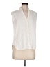 L.L.Bean 100% Tencel Ivory Sleeveless Button-Down Shirt Size M - photo 1