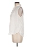 L.L.Bean 100% Tencel Ivory Sleeveless Button-Down Shirt Size M - photo 5