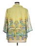 Kim Rogers 100% Polyester Yellow Kimono Size 1X - photo 2