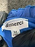 &merci 100% Polyester Blue Short Sleeve Blouse Size M - photo 7