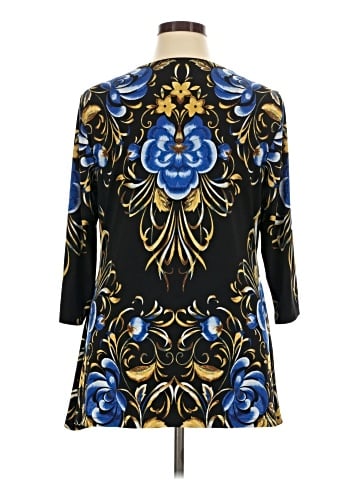 JM Collection 3/4 Sleeve Blouse (view 2)