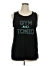 Terra & Sky Black Active Tank Size 0X - photo 1